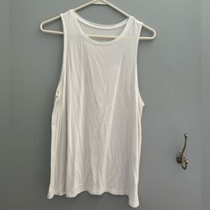 Women’s white soft tank top